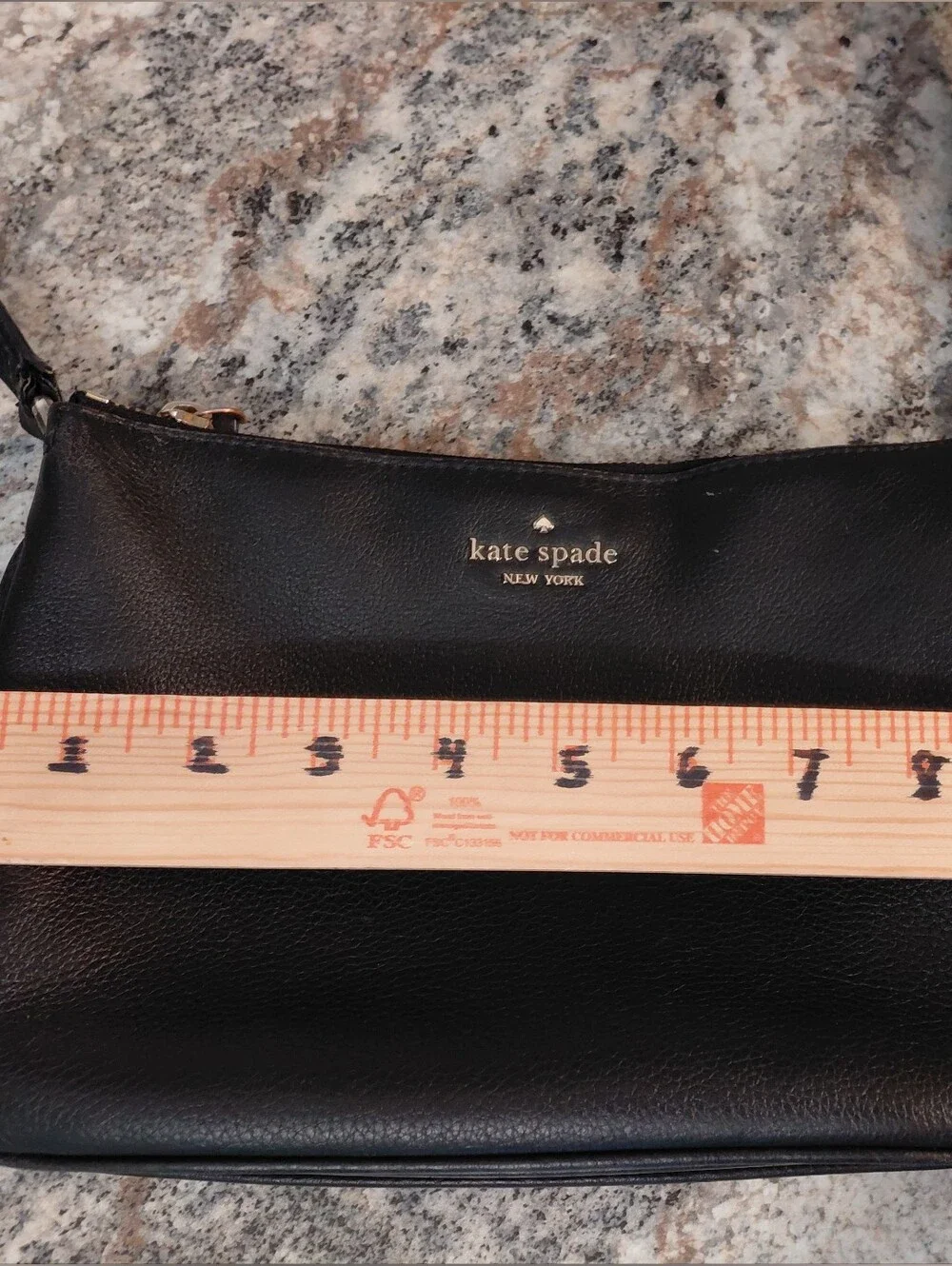 kate spade Black Leather Crossbody Purse **Read**